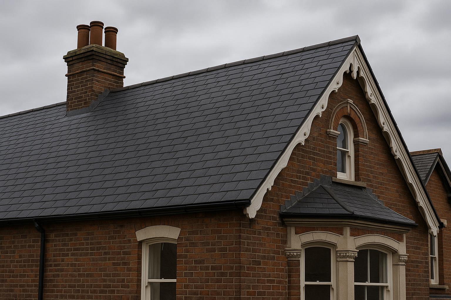 Natural slate roof, Essex